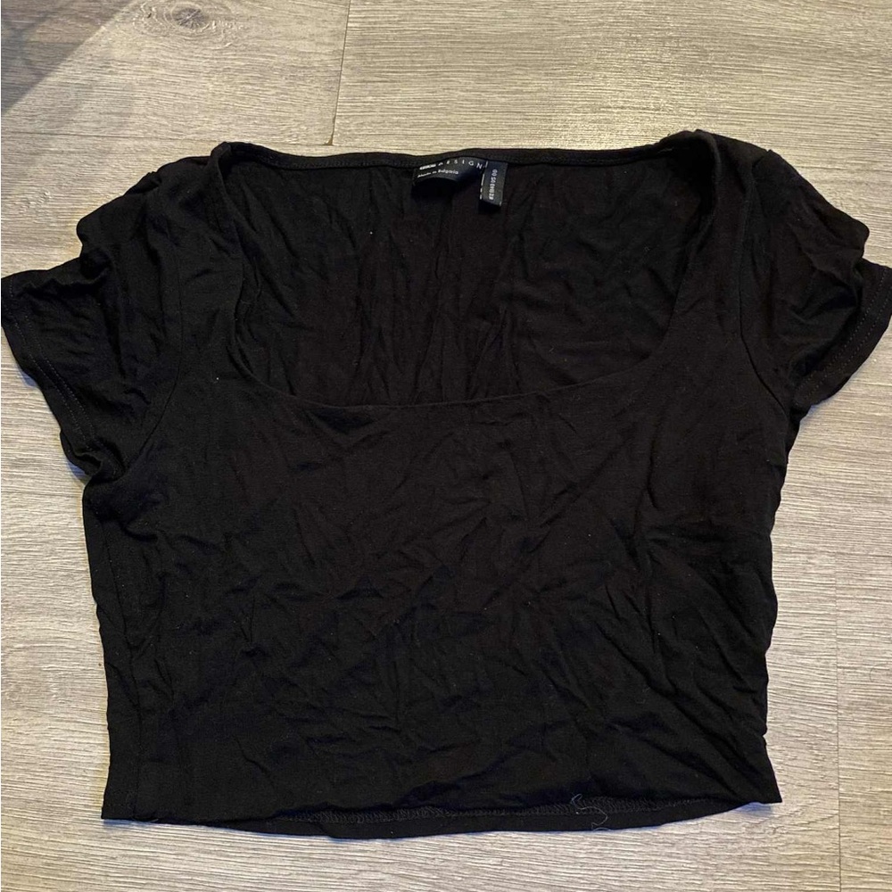 ASOS Black Crop Top
